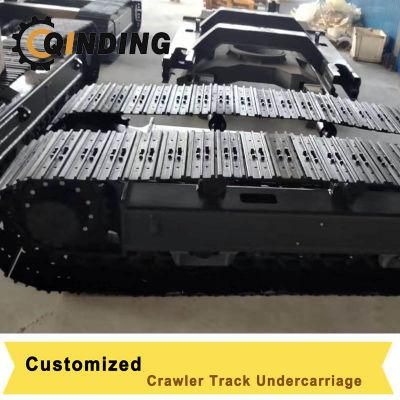 Drilling Rig Crusher and Screener Rubber Crawler Track Assy