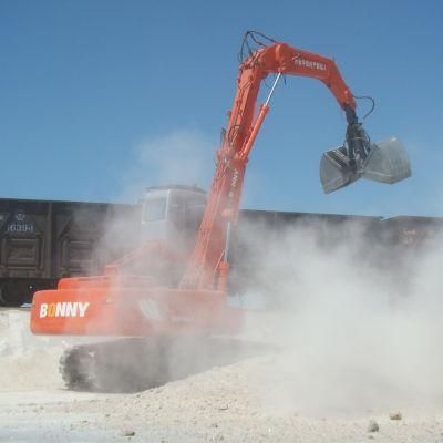 China Wzyd42-8c Bonny 42 Ton Hydraulic Material Handler with Clamshell Grab
