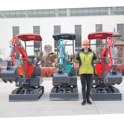 CE Euro 5 Hydraulic Excavator Small Crawler Digger 1.2 Ton Mini Excavator with Cheap Price