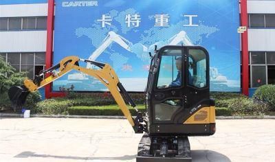 Smooth Operating 2021 Mini Crawler Excavator Carter 1.8ton