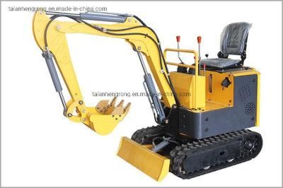Multifunction Mini Excavator with Hydraulic Crawler Towable Backhoe