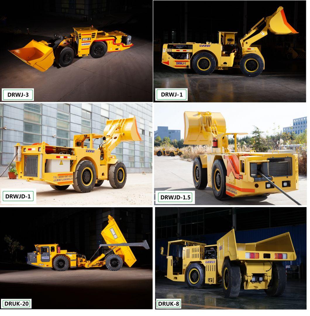 0.6m3 Bucket Capacity Diesel Underground Manganese Ore Loader / Scooptram / LHD