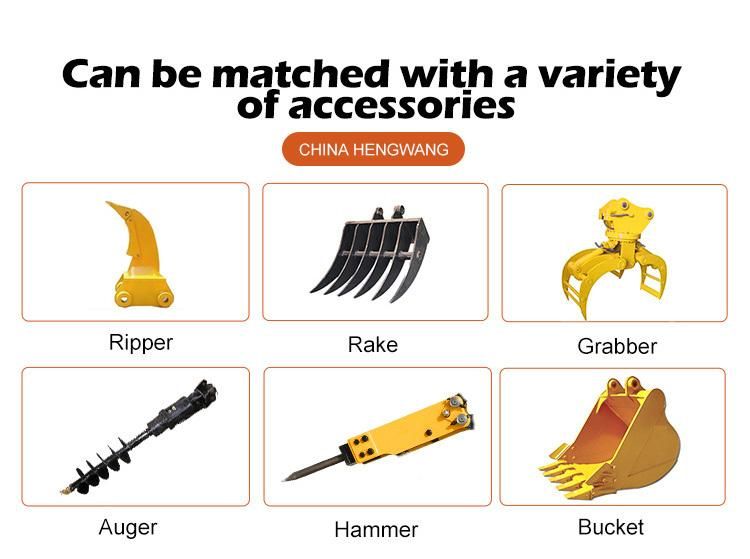 Factory Supply Mini Excavator Small Digger for Digging Trench