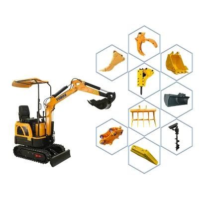 Hot Sale! ! ! EPA CE Approved Towable Backhoe Small Digger Mini Excavator 1000kgs