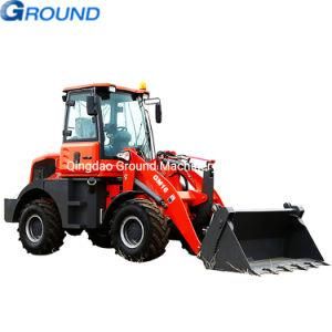 Mini payloader with 4WD drive used for loading and unloading, digging, sweeping with Stage V/Euro 5