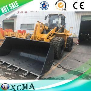 China Cumins Power Engine Wheel Loader Machine Rate Load 7 Ton Loader