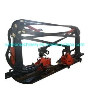 Hydraulic Forest Three-Point Linkage Timber Crane with Log Grab