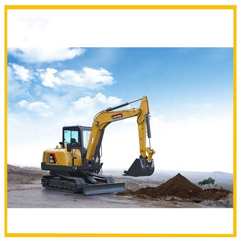 Lovol Fr65e Mining Machine Used Second Hand Crawler Excavator Big Digger Caterpillar Komatsu Hitachi 6 Ton Fr60 65 80 85 150 220 260 Excavators for Sale Fr65e