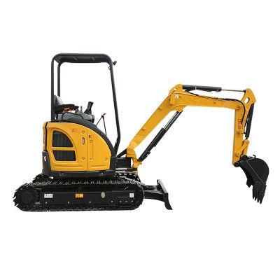 Factory Forwin Small Crawler Excavator 2.7 Ton Fw25u Canopy with CE and Tilting Bucket 1000mm/Digger for Sale