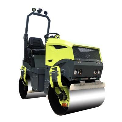 1.2 Ton Vibratory Diesel Double Small Hydraulic Compaction Mini Road Roller