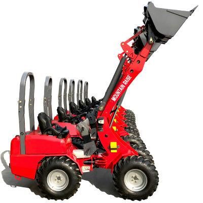 CE European Design H180 Mr906 Wheel Mini Loader for Farm