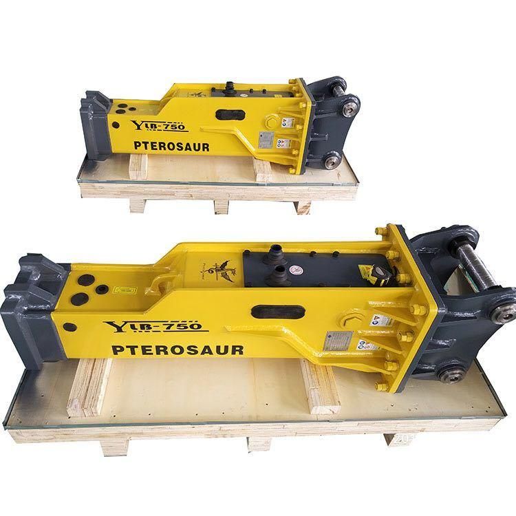 Yantai Baicai Box Type Hydraulic Rock Breaker Hammer for 6-9ton Excavator