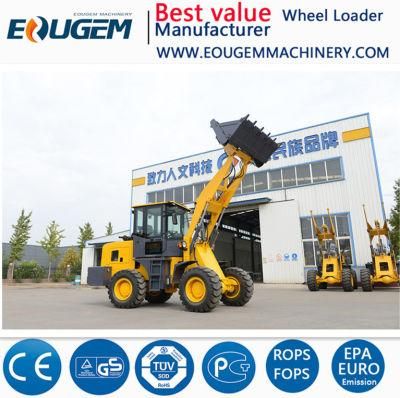 Gem Brand Hot Sale 2.0ton Front Hydraulic Mini Loader Zl20f