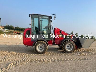 China Supplier New (HQ260) with 1500kg Loading Capacity Mini Wheel Loader