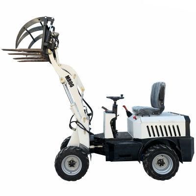 New Design Cheap 400kg 600kg Mini Electric Battery Wheel Loader
