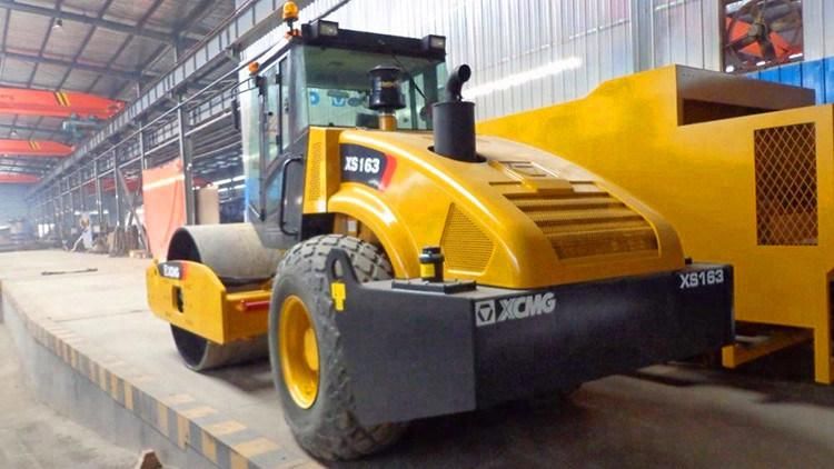 XCMG Road Roller Xs163 16 Ton RC Single Drum Vibratory Road Roller Machine Price (more models for sale)