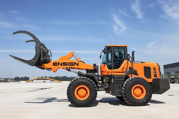 Ensign Yx655 5 Ton Wheel Loader with Attachment Log Grapple