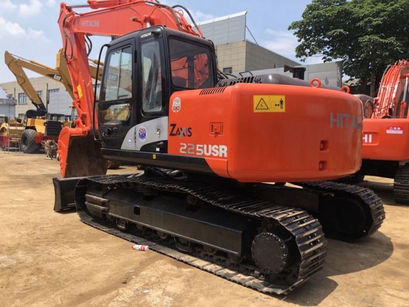 20t Used Hitachi Zx225 Cralwer Excavator with Blade