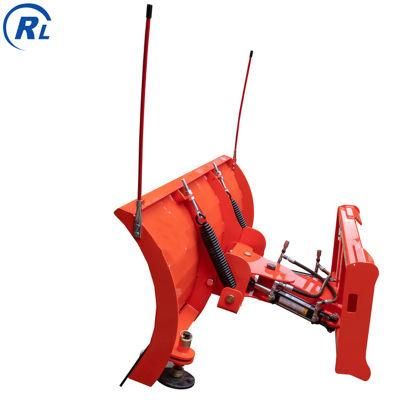 Qingdao Ruilan Customize Snow Plow Blade with Hydraulic Cylinder for Skid Steer/Loader and Tractor, Machinery Attachment