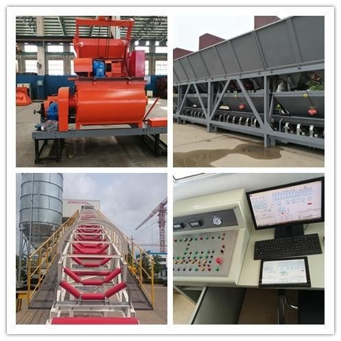 Hzs50/60 Concrete Batching Plant Machine From Factory