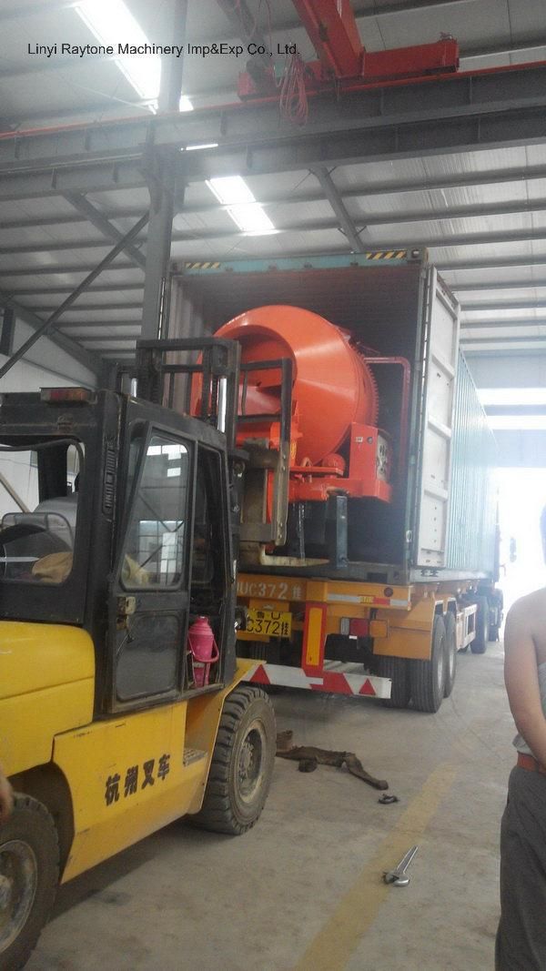 Mobile Movable Trailer Diesel Concrete Pump with Mixer