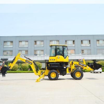 Good Price Mini Wheel Bucket Loader with Backhoe Garden