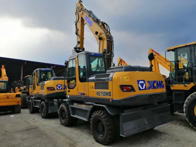 Wheel Excavator 15 Ton Xe150wb Wheeled Moving Small Mini Hydraulic Machine