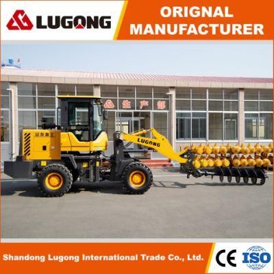 Lugong Wheel Radlader Payloader with Customized Attachements