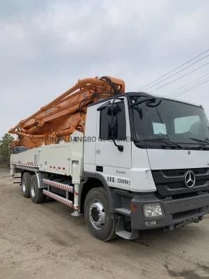 Zoomlion 49m Zlj5339thb Second Hand Concrete Pump Actros Truck