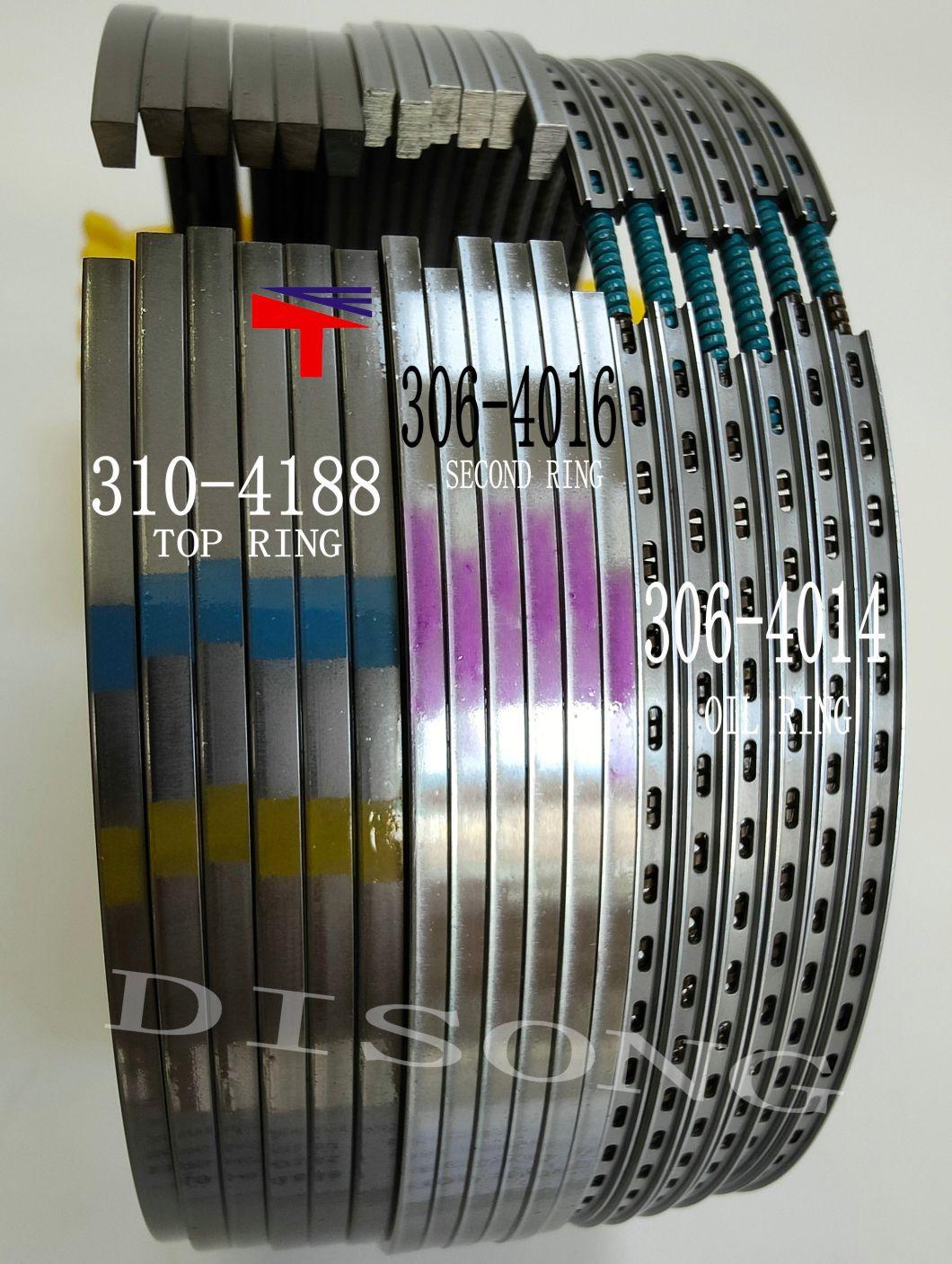 High Quality Diesel Engine Mechanical Parts Piston Ring 306-4014 306-4016 310-4188 for Buildozer D8t Dump Truck 770g 775g Wheelloader 980g Engine Generator Set