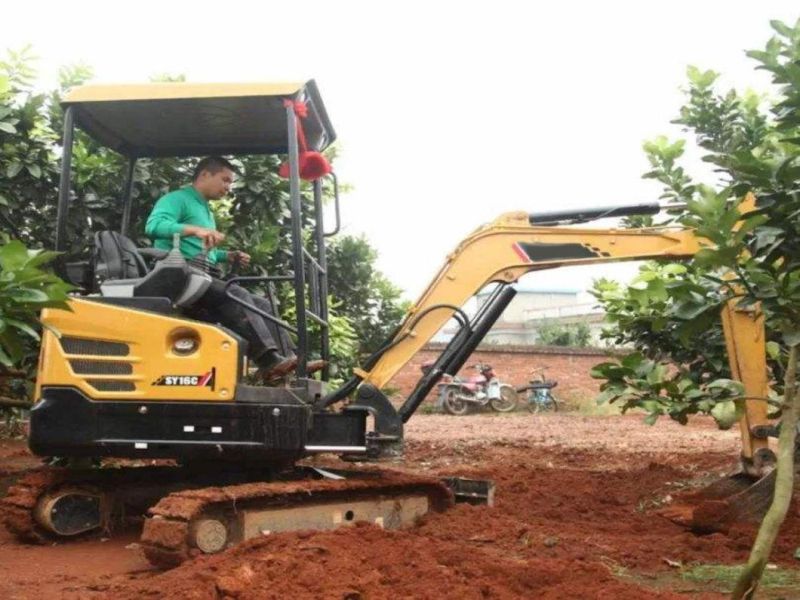 High Quality 1.6ton Mini Crawler Excavator