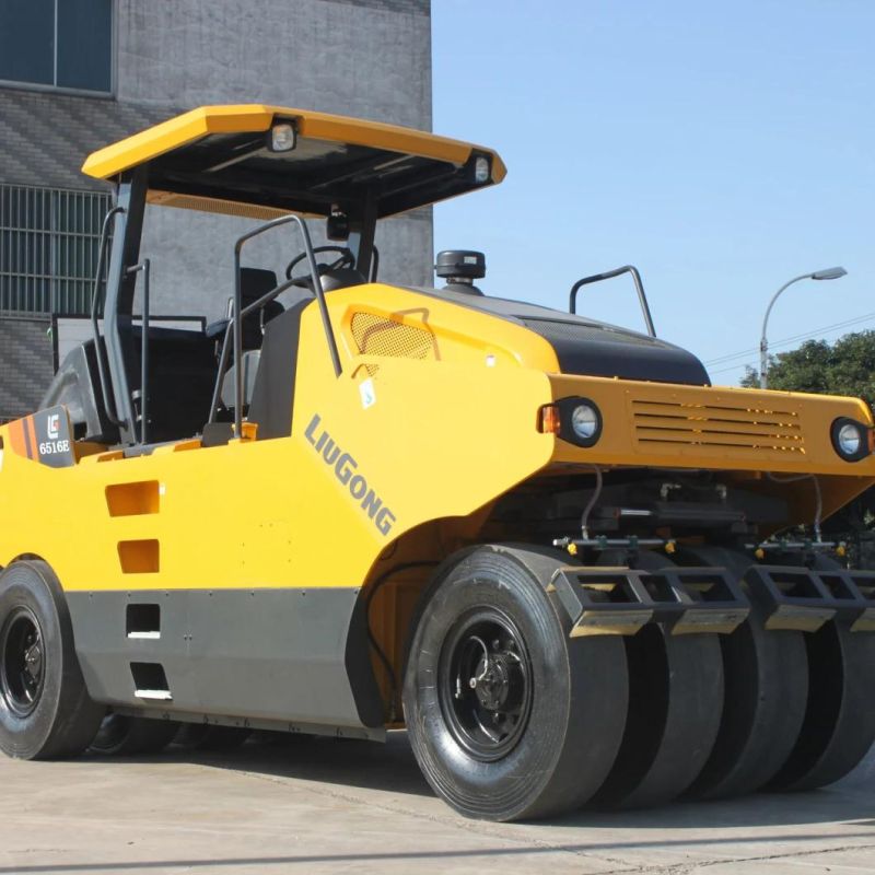 Liugong 16 Tons Compactor Clg6516e Tyre Road Roller
