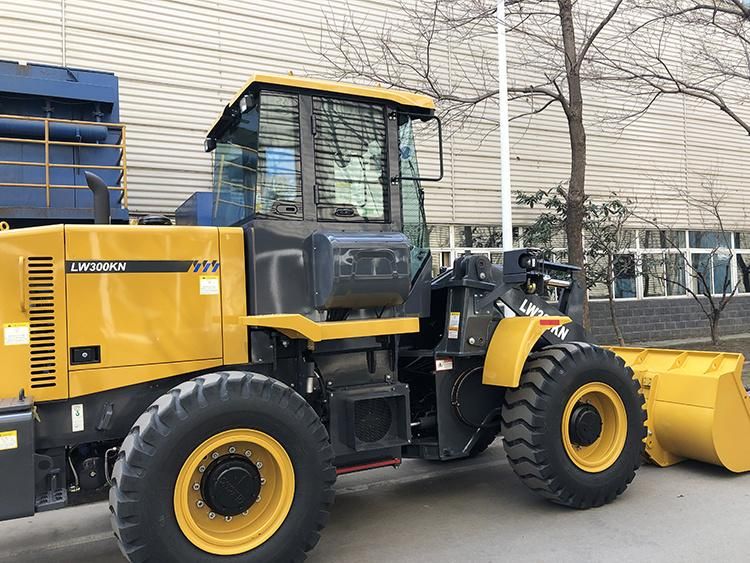 3ton Wheel Loader in Stock Front Loader Lw300kn with Hydraulic Pilot Control