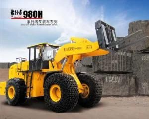 Mgm980h Anti-Rollover Design 32t Front End Loader for Block with Cummings Engine with CE Forklift Loader
