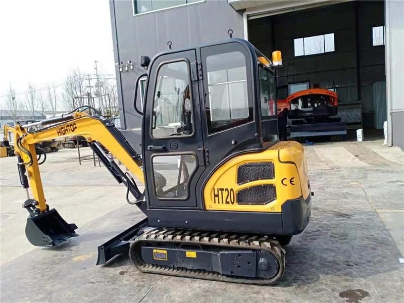 2021 Best 2ton Hydraulic Excavator Mini Excavator with CE/ISO/EPA Certification 0.04cbm Capacity Bucket