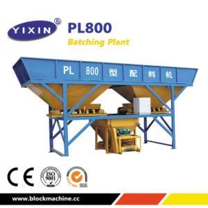 Pl800 Two Hopper Concrete Batch Machine for Block Factory