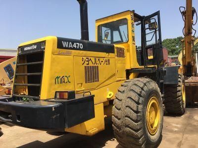 Japan Used Wheel Loader Wa470-3 Komatsu with Lowest Price