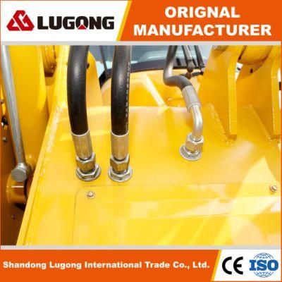 Verify Supplier Lugong Wheel Loader with Hydraulic Transmission for Livestock