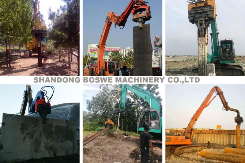 20-35tons Excavator Hydraulic Pile Driver Hammer Vibratory Pile Hammer for Sale