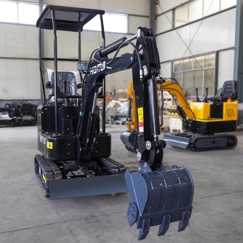 Chinese Ht10 Ton Crawler Small Digger Mini Excavator Price for Sale