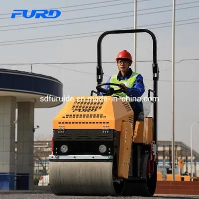 Promotion 1000 Kg Ride on Diesel Engine Mini Compactor Road Roller