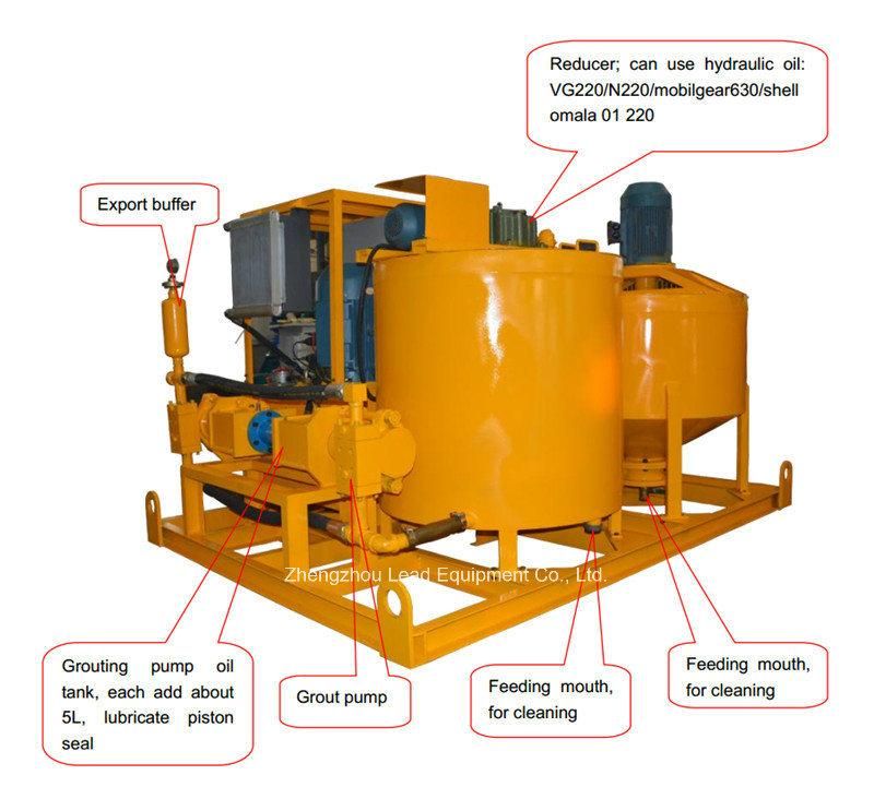 LGP500/700/100pi-E Jet Grouting Equipment Cement Grout Injection Pump