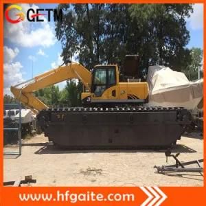 Dredging Excavator with 3chains 0.9cbm Doosan Motor