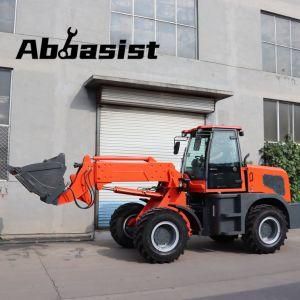 CE ISO SGS OEM AL2500T 2.5 ton Compact Shovel Articulated Mini Telescopic Loader