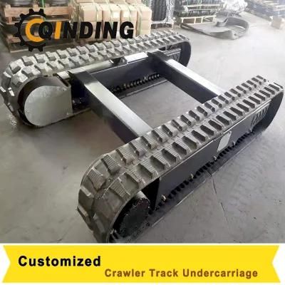 Materialhandling Crane Crawler Track Chassis