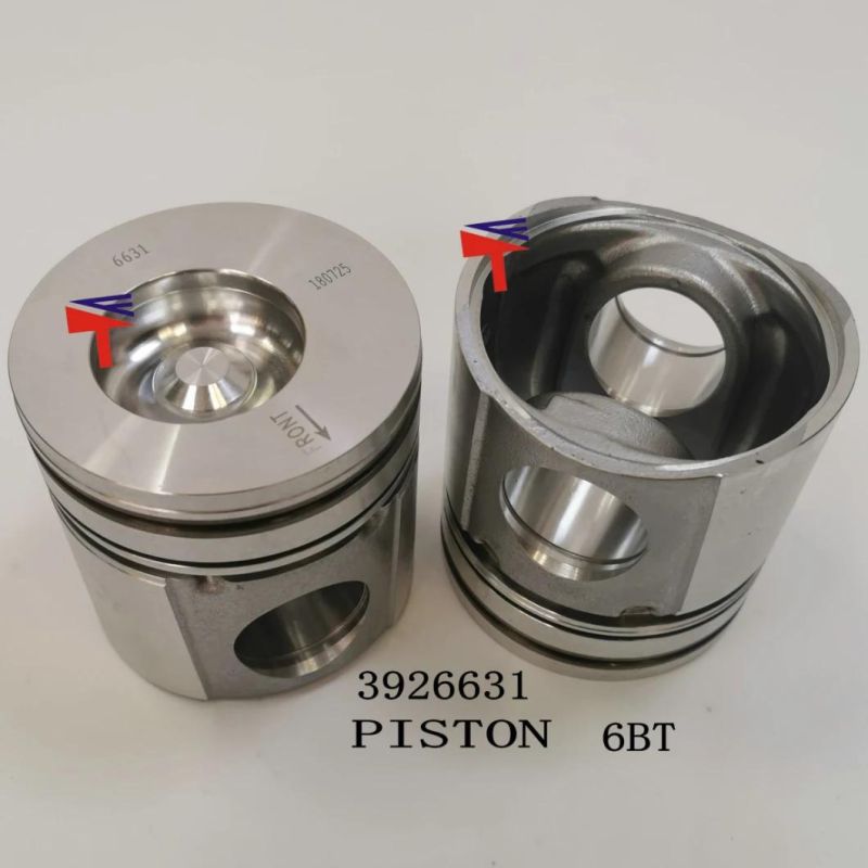 High Quality Diesel Engine Mechanical Parts Piston 3926631 for Engine Parts 6bt S6d102 Generator Set