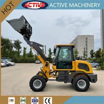 CE Approved ACTIVE 1.6ton AL916 Wheel Loader with Various Attachments for Sale