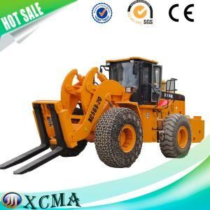 ODM 20 Tons Stone Quarry Diesel Forklift Wheel Loader Block Forklift