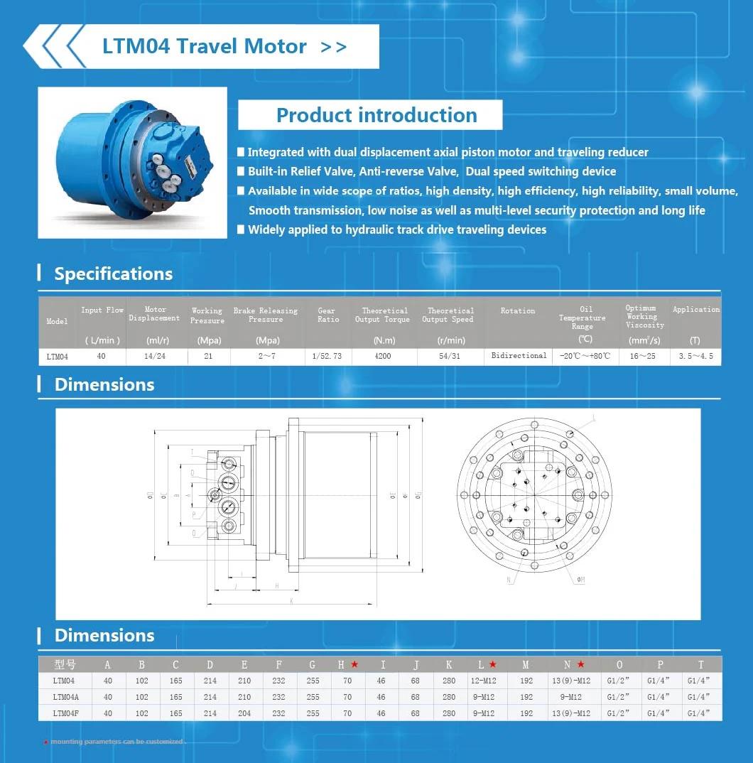 Hydraulic Drive Motor for Excavators 3~4 Tons (Kyb Mag-26vp)