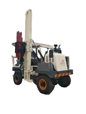 Road Safety Maintenance Hammer Pile Driver for Highway Guardrail Construction